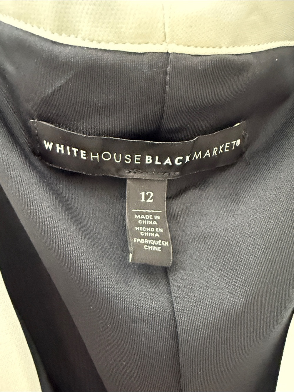 White House Black Market Black and White Dress - Picture 4 of 5
